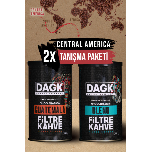 Dagk   CENTRAL AMERICA FİLTRE KAHVELERİ TANIŞMA PAKETİ ürün görseli 1