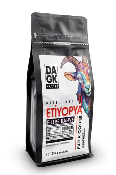 Dagk   Filtre Kahve Etiyopya 250gr Öğütülmüş ürün görseli 1