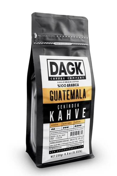 Dagk   Guatemala Çekirdek Kahve 250gr - Resim 2