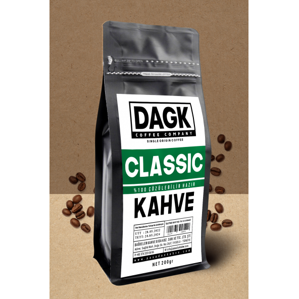 Dagk   Classic Kahve 200 gr (garnül çözünebilir) ürün görseli 1