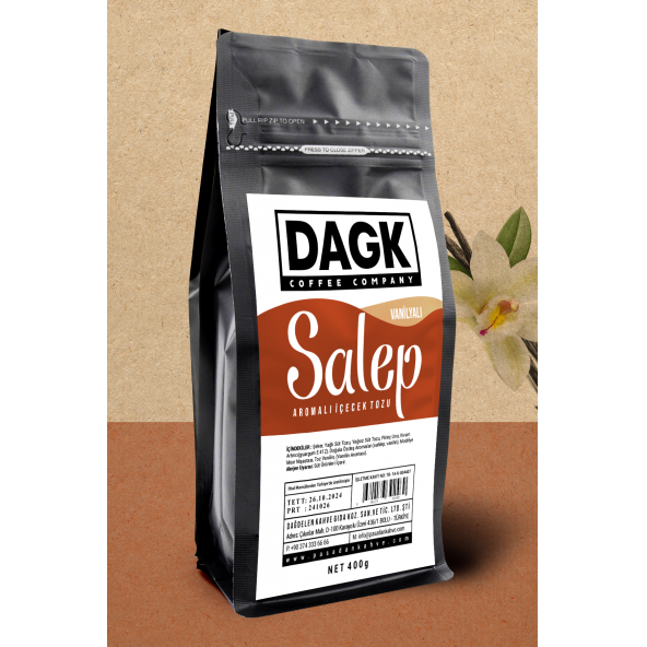 Dagk   Vanilyalı Salep 400g (Aromalı) ürün görseli 1