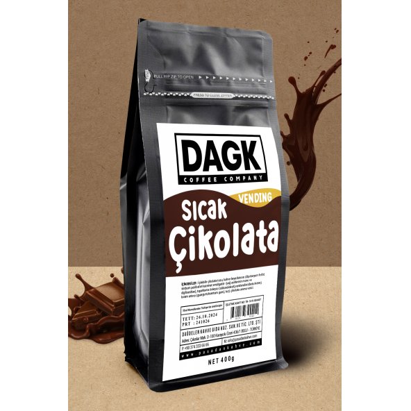 Dagk   Sıcak Çikolata Vending 400g ürün görseli 1