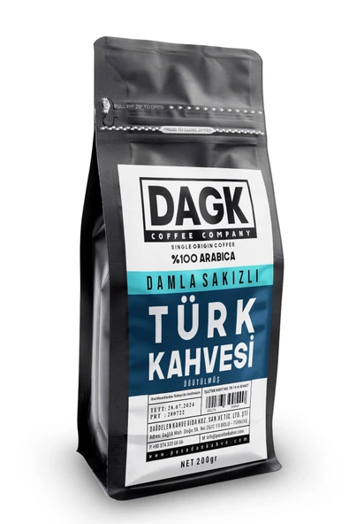Dagk   DAGK DAMLA SAKIZLI TÜRK KAHVESİ 200Gr ürün görseli 1