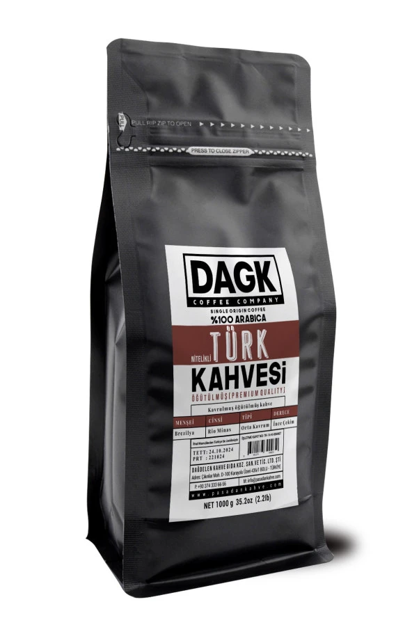 Dagk   Türk Kahvesi 1000 gr Nitelikli ürün görseli 1