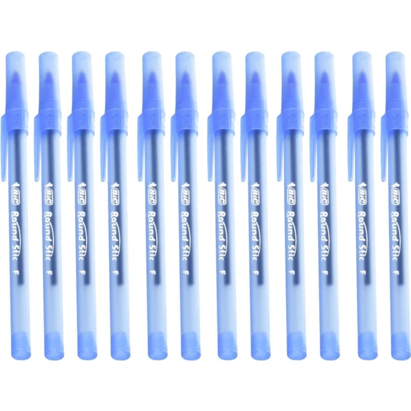 Bic Round Stic Tükenmez Kalem 12 Li Mavi ürün görseli 1