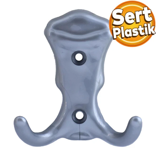 Martı Duvar Vestiyer Portmanto Askısı Dolap Elbise Askılığı Gri Plastik Askı Askılık ürün görseli 1