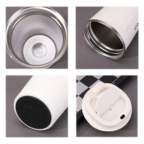 Termos Bardak Mug 510ml Siyah - Resim 4