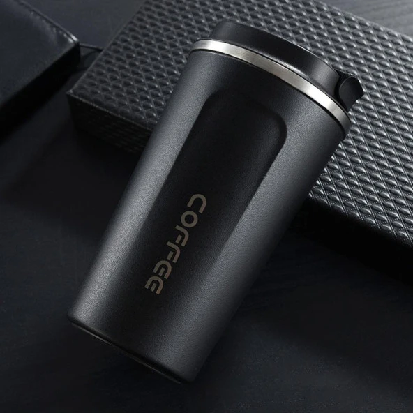 Termos Bardak Mug 510ml Siyah - Resim 6