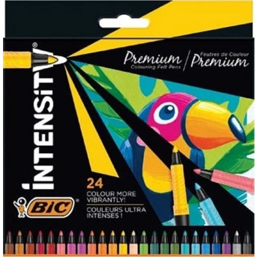Bic İntensity Premium Keçeli Boya Kalemi 24 Renk ürün görseli 1
