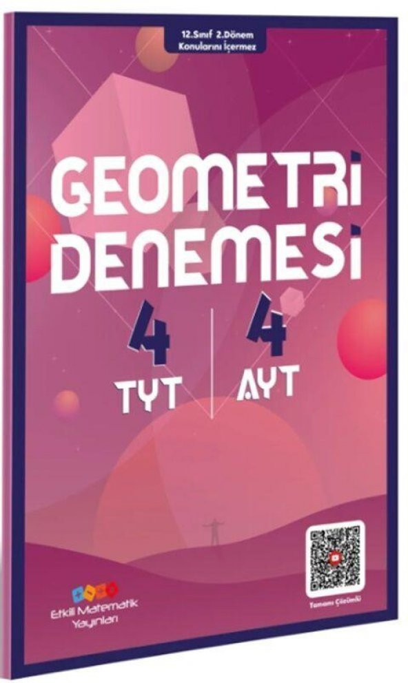 TYT AYT Geometri Denemesi Özel Baskı Etkili Matematik Yayınları ürün görseli 1