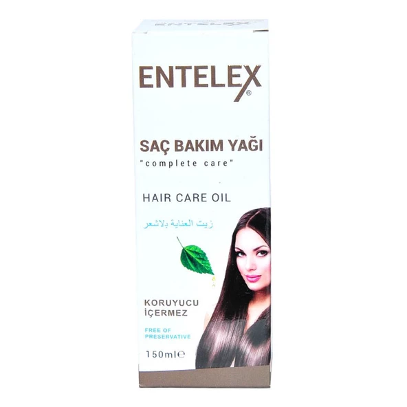Nurs Entelex Saç Bakım Yağı 150M Doğal Koruyucusuz Complete Care - Resim 2