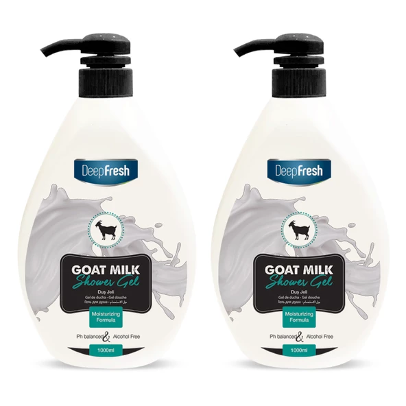 Deep Fresh Keçi Sütü Duş Jeli 1 lt x 2 Adet ürün görseli 1