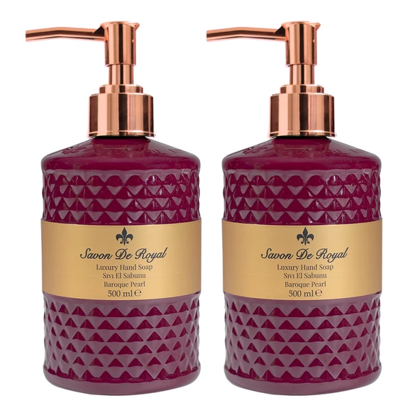 Savon De Royal Luxury Vegan Sıvı Sabun Baroque Pearl 2 x 500 ml ürün görseli 1