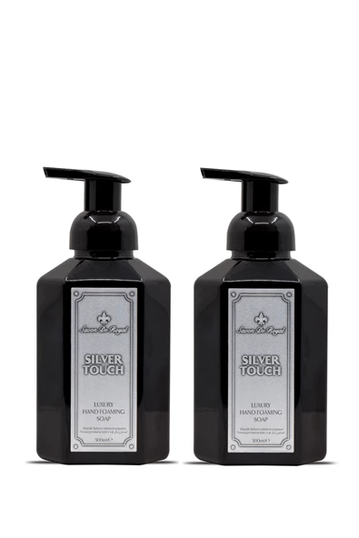 Savon De Royal Luxury Vegan Köpük Sabun Silver Touch 2 x 500 ml ürün görseli 1