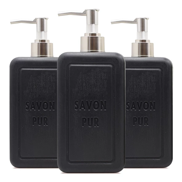Savon De Royal Savon Pur Luxury Vegan Sıvı Sabun Siyah 3 x 500 ml ürün görseli 1