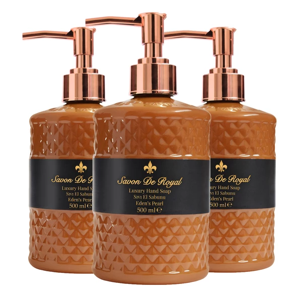 Savon De Royal Luxury Vegan Sıvı Sabun Eden's Pearl 3 x 500 ml ürün görseli 1