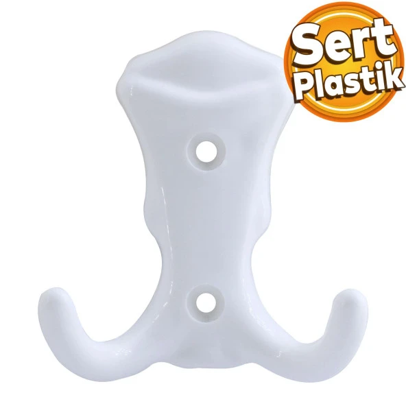 Martı Duvar Vestiyer Portmanto Askısı Dolap Elbise Askılığı Beyaz Renk Plastik Askı Askılık ürün görseli 1
