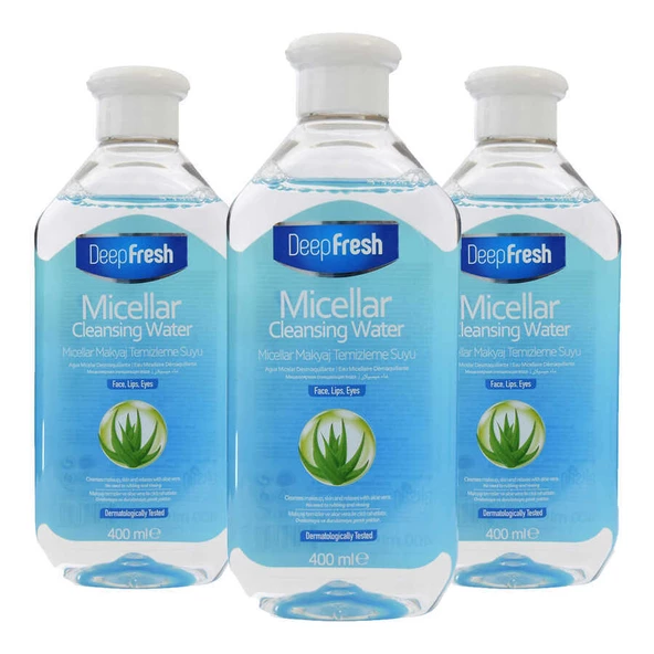 Deep Fresh Micellar Makyaj Temizleme Suyu 3 x 400 ml - Resim 5