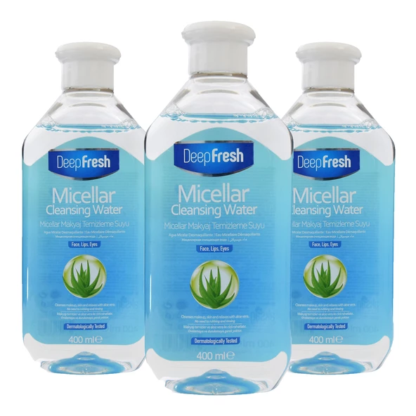 Deep Fresh Micellar Makyaj Temizleme Suyu 3 x 400 ml ürün görseli 1