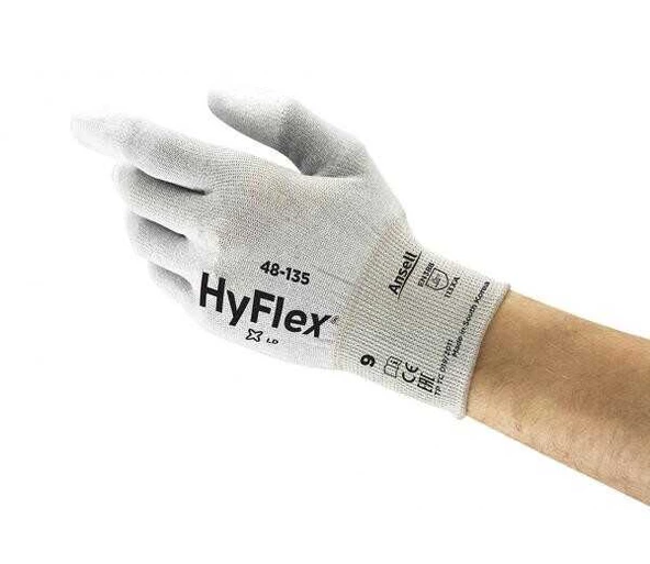 Ansell Hyflex 48-135 Antistatik ve Çok Amaçlı Koruma İş Eldiveni ürün görseli 1