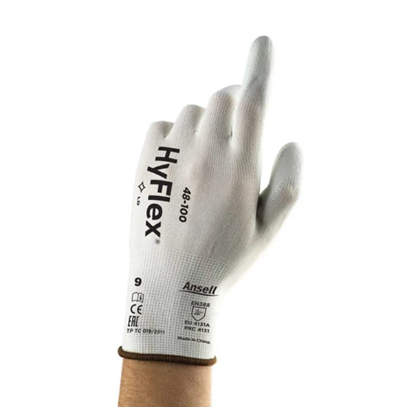 Ansell Hyflex 48-100 Poliüretan Kaplı Montaj Iş Eldiveni ürün görseli 1