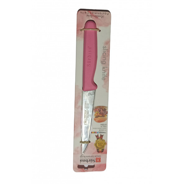 Sürbisa 61004 Pembe Sürmene Sebze Bıçağı - Resim 2
