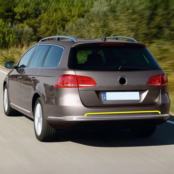 VW Passat Variant B7 2011-14 Arka Tampon Orta Kromaj Çıtası 3AF807443 ürün görseli 1