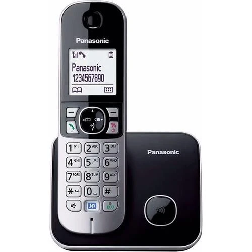 Panasonic KX-TG6811 Dect Telefon Siyah ürün görseli 1
