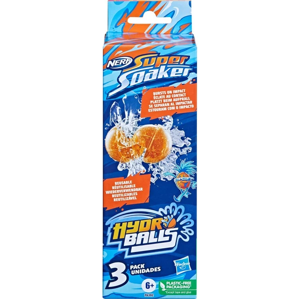 Orjinal Nerf Super Soaker Su Topları 3 lü Paket ürün görseli 1