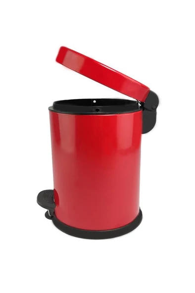 Digithome Metal Mutfak Çöp Kovası 3 Lt Kırmızı - YLMZ950 C320.025 - Resim 2