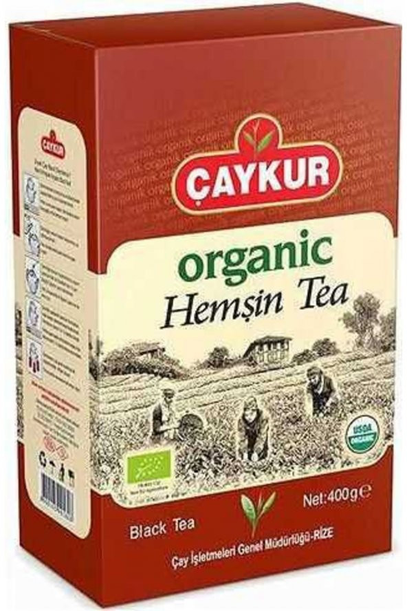 Çaykur Organik Hemşin Karton Kutu Çay 400 Gr ürün görseli 1