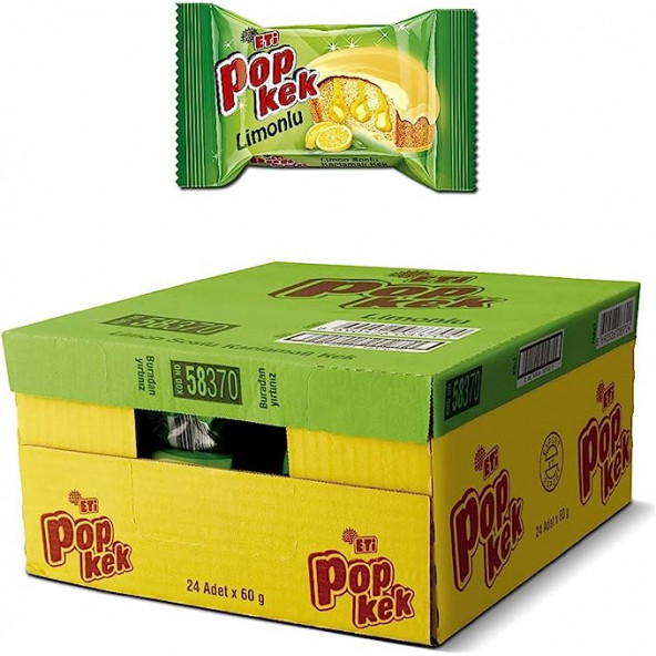 Eti Popkek Limonlu 60 Gr (24 Adet) ürün görseli 1