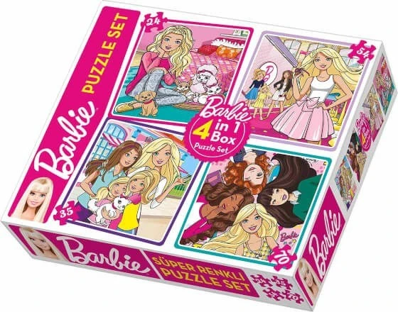 Dıy-Toy Yayınları Barbie 4 In 1 Çocuk Puzzle 1888 ürün görseli 1