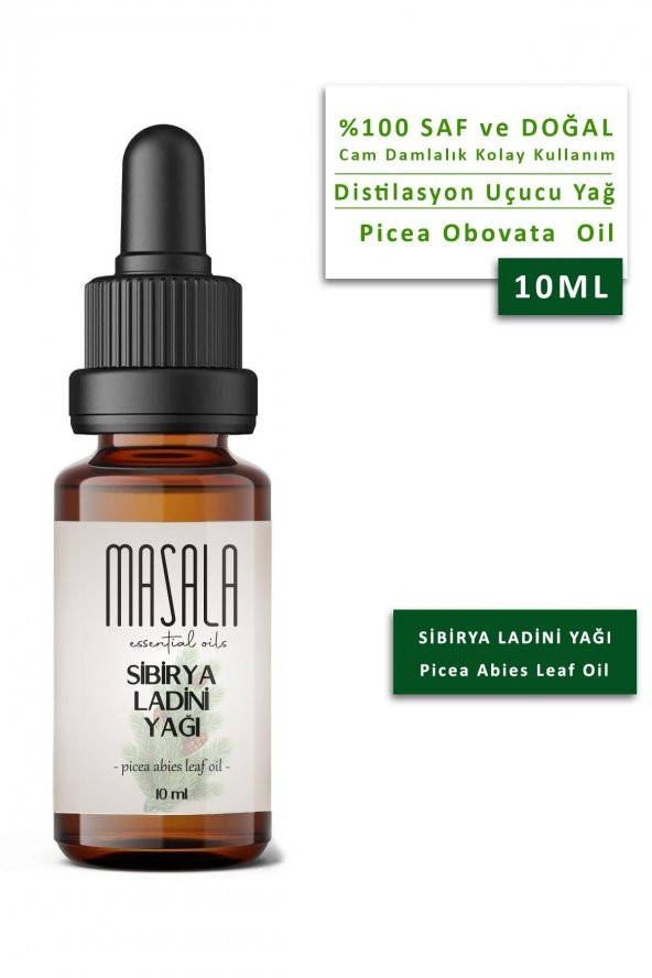 Masala Sibirya Ladini Yağı 10 ml. - (White Spruce Essential Oil) ürün görseli 1