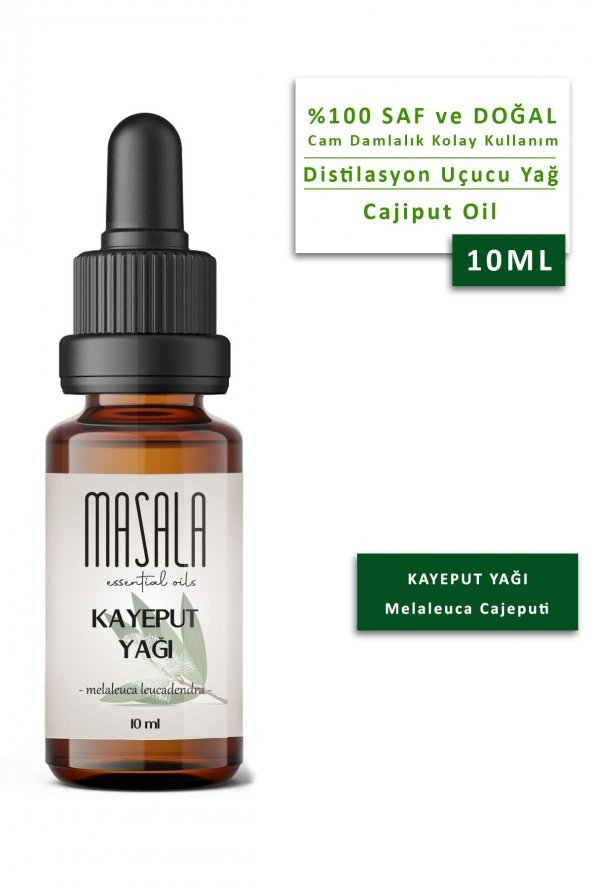 Masala Saf Kayeput Yağı 10 ml. - (Cajeput Essential Oil) ürün görseli 1