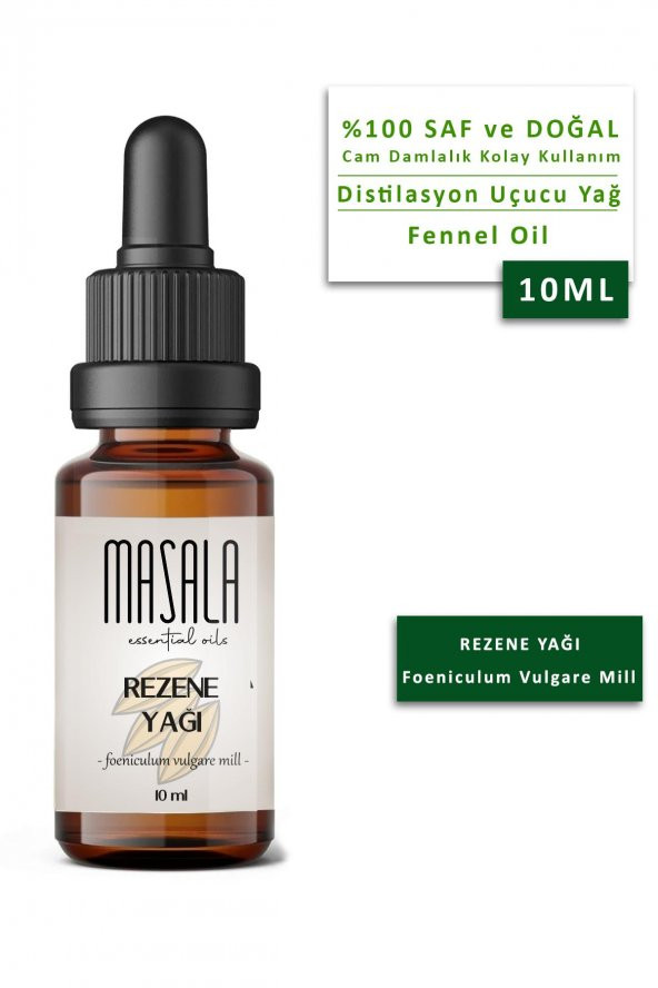 Masala Saf Rezene Yağı 10 ml. - (Fennel Essential Oil) ürün görseli 1