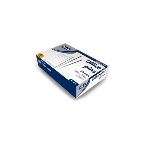 Mas 333 Toplu İğne 50 Gr. (Nikelli) 28 Mm. ürün görseli 1