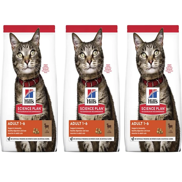 Hills Science Plan Kuzulu Yetişkin Kedi Maması 3 Kg 3 Adet ürün görseli 1
