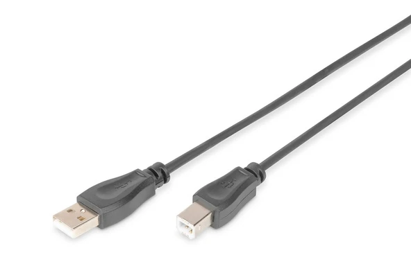 Digitus Yazıcı Kablosu Zırhlı Siyah USB 2.0 (5m) ürün görseli 1