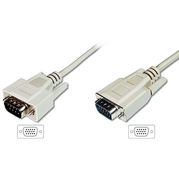 Digitus VGA Kablo (Projeksiyon - Monitör) (1.8m) ürün görseli 1