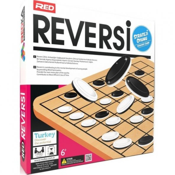 Redka Ahşap Reversi 5128 Akıl, Zeka ve Strateji Oyunu, Kutu Oyunu ürün görseli 1
