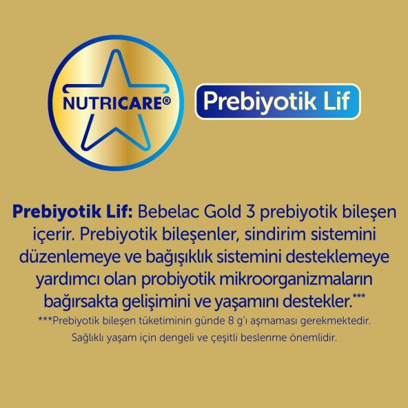 Bebelac Gold 1 Bebek Sütü 350 Gr - Resim 5