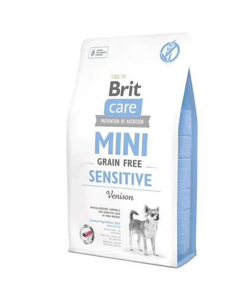 Brit Care Hypoallergenic Mini Sensitive Hassas Geyikli Tahılsız Köpek Maması 2 kg ürün görseli 1