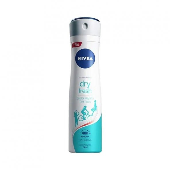 NİVEA DRY FRESH DEODORANT KADIN 150 ML ürün görseli 1
