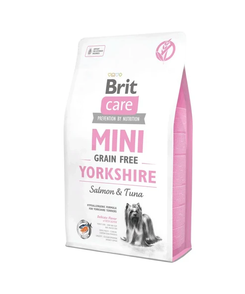 Brit Care Hypoallergenic Mini Yorkshire Somonlu Tahılsız Köpek Maması 2 kg ürün görseli 1