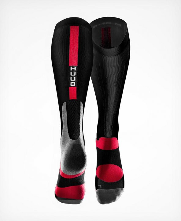 Huub Compression Yarış Çorabı Siyah - 2L ürün görseli 1