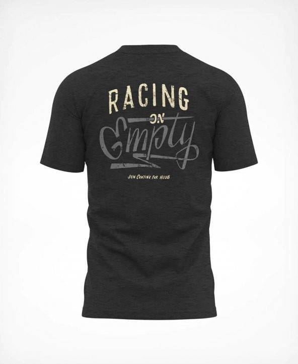 Huub Racing On Empty T-Shirt Charcoal - M ürün görseli 1