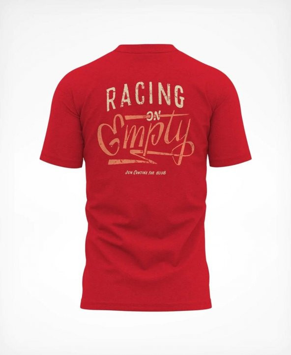 Huub Racing On Empty T-Shirt Kırmızı - M - Resim 2