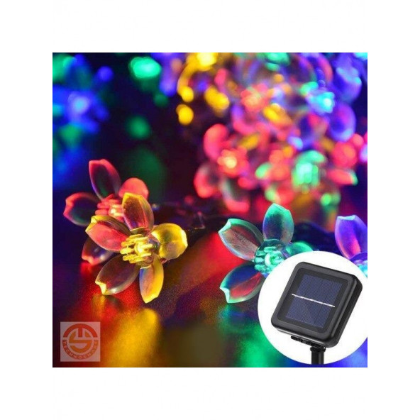 Solar Çiçekli RGB Bahçe  Aydınlatma Dekorasyon Güneş Enerjili ürün görseli 1