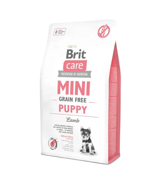 Brit Care Hypoallergenic Mini Kuzu Etli Tahılsız Yavru Köpek Maması 2 kg ürün görseli 1